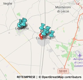 Mappa Via Puglia, 73043 Copertino LE, Italia (3.09846)