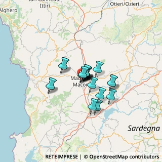 Mappa Via Cocco Ortu, 08015 Macomer NU, Italia (8.2085)