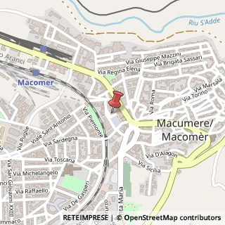 Mappa Via Seb. Satta, 2, 08015 Macomer, Nuoro (Sardegna)