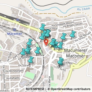 Mappa Via Seb. Satta, 08015 Macomer NU, Italia (0.195)