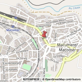 Mappa Piazza Gaspare Finali, 6, 08015 Macomer, Nuoro (Sardegna)