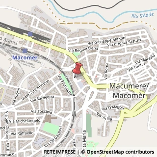 Mappa Via Seb. Satta, 19, 08015 Macomer, Nuoro (Sardegna)