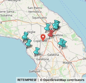 Mappa Via Grottella Esterna, 73043 Copertino LE, Italia (12.64)