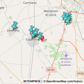 Mappa Via Grottella Esterna, 73043 Copertino LE, Italia (4.96333)
