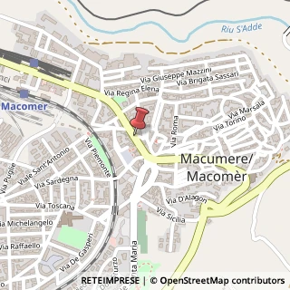 Mappa Via Cairoli,  3, 08015 Macomer, Nuoro (Sardegna)