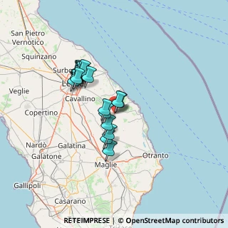 Mappa Via Calimera, 73026 Melendugno LE, Italia (12.235)