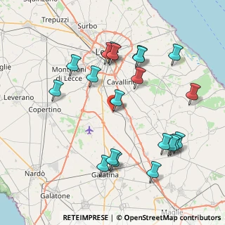 Mappa Piazza Municipio, 73010 San Donato di Lecce LE, Italia (9.352)