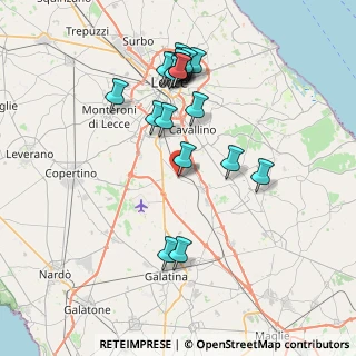Mappa Piazza Municipio, 73010 San Donato di Lecce LE, Italia (8.243)