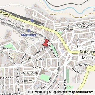 Mappa Via Campania, 29, 08015 Macomer, Nuoro (Sardegna)