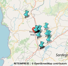 Mappa Via Piero Gobetti, 08015 Macomer NU, Italia (9.1585)