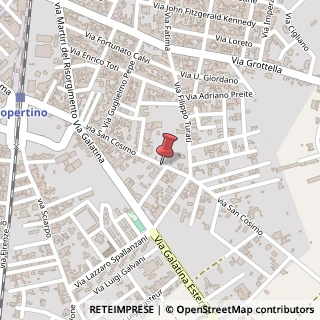Mappa Via S. Cosimo, 48, 73043 Copertino LE, Italia, 73043 Copertino, Lecce (Puglia)