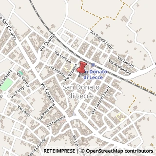 Mappa Via Trento, 8, 73010 San Donato di Lecce, Lecce (Puglia)
