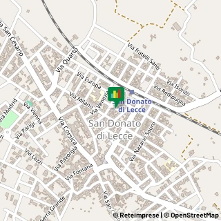 Mappa Via Trento, 8, 73010 San Donato di Lecce, Lecce (Puglia)