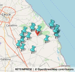 Mappa Via Settembrini, 73026 Melendugno LE, Italia (6.73235)