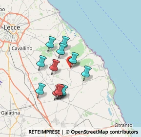 Mappa Via Settembrini, 73026 Melendugno LE, Italia (6.37923)