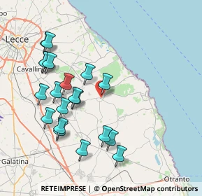 Mappa Via Settembrini, 73026 Melendugno LE, Italia (8.703)