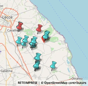 Mappa Via Settembrini, 73026 Melendugno LE, Italia (7.0975)