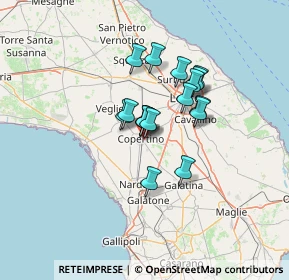 Mappa Via Fortunato Calvi, 73043 Copertino LE, Italia (9.69765)