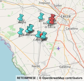 Mappa Via Fortunato Calvi, 73043 Copertino LE, Italia (5.97929)