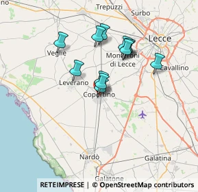 Mappa Via Trento, 73043 Copertino LE, Italia (6.07)