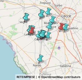 Mappa Via Trento, 73043 Copertino LE, Italia (5.629)