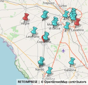 Mappa Via Trento, 73043 Copertino LE, Italia (9.753)