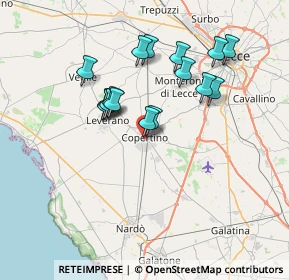 Mappa Via Trento, 73043 Copertino LE, Italia (6.81813)