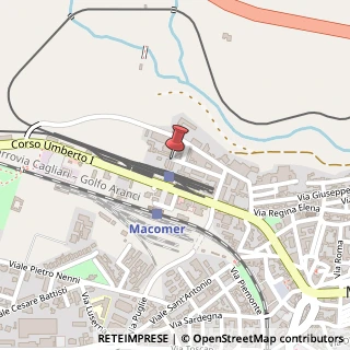 Mappa Via Francesco Crispi, 2, 08015 Macomer, Nuoro (Sardegna)