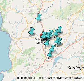 Mappa Via Francesco Crispi, 08015 Macomer NU, Italia (8.0965)