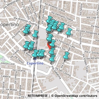 Mappa Via Martiri del Risorgimento, 73043 Copertino LE, Italia (0.20667)