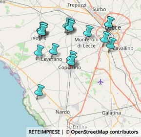 Mappa Via Roma, 73043 Copertino LE, Italia (8.35278)