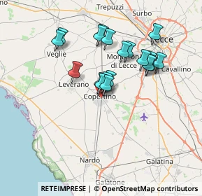 Mappa Via Roma, 73043 Copertino LE, Italia (6.54158)