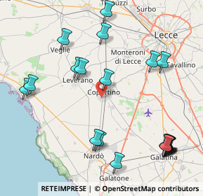 Mappa Via Isabella del Balzo, 73043 Copertino LE, Italia (10.9335)