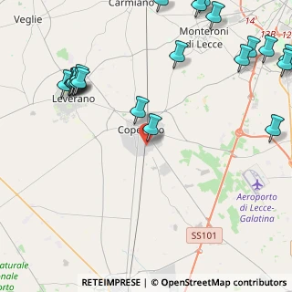 Mappa Via Gaetano Salvemini, 73043 Copertino LE, Italia (6.711)