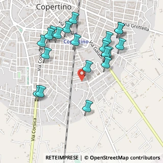 Mappa Via Umberto Saba, 73043 Copertino LE, Italia (0.5925)