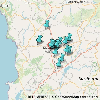 Mappa Via Martin Luther King, 08015 Macomer NU, Italia (8.26)