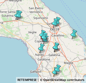 Mappa Via Giacinto Verdesca Bax, 73043 Copertino LE, Italia (15.42077)