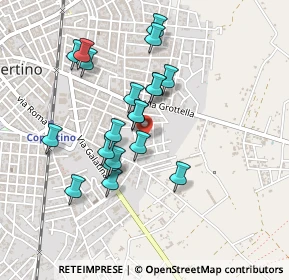 Mappa Via Giacinto Verdesca Bax, 73043 Copertino LE, Italia (0.4335)
