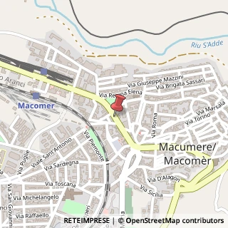 Mappa Viale Cesare Battisti, 6, 08015 Macomer, Nuoro (Sardegna)