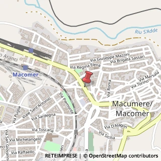 Mappa Corso Umberto I, 182, 08015 Macomer, Nuoro (Sardegna)