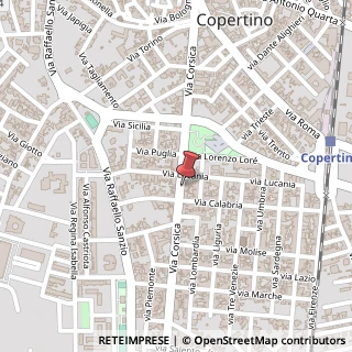 Mappa Via Corsica, 172, 73043 Carmiano, Lecce (Puglia)