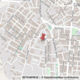 Mappa Via Regina Isabella, 37, 73043 Copertino, Lecce (Puglia)