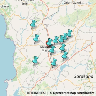 Mappa Via Grazia Deledda, 08015 Macomer NU, Italia (10.84615)