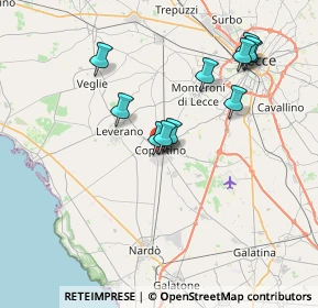 Mappa Largo Salvo D'Acquisto, 73043 Copertino LE, Italia (7.56)