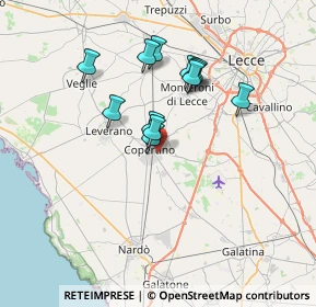 Mappa Via Filippo Turati, 73043 Copertino LE, Italia (6.31083)