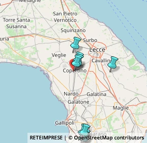 Mappa Via Alfonso Castriota, 73043 Copertino LE, Italia (20.53727)