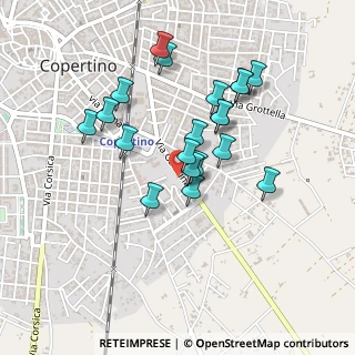 Mappa Via Galatina, 73043 Copertino LE, Italia (0.4295)