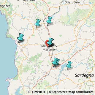 Mappa Via Martiri d'Ungheria, 08015 Macomer NU, Italia (12.91643)