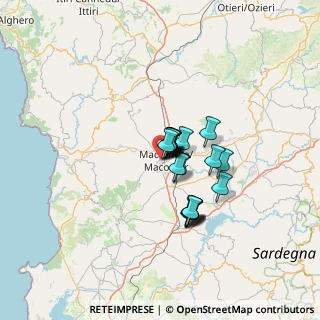 Mappa Via Martiri d'Ungheria, 08015 Macomer NU, Italia (8.9945)