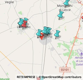 Mappa Zona Gelsi, 73043 Copertino LE, Italia (5.755)